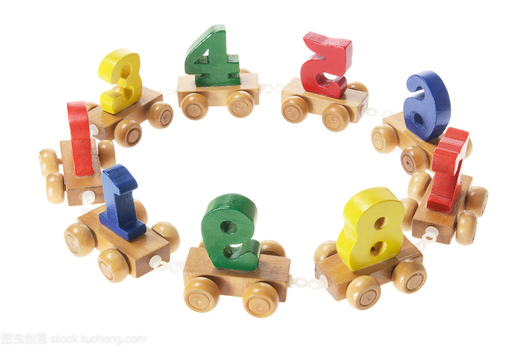 木制玩具数字